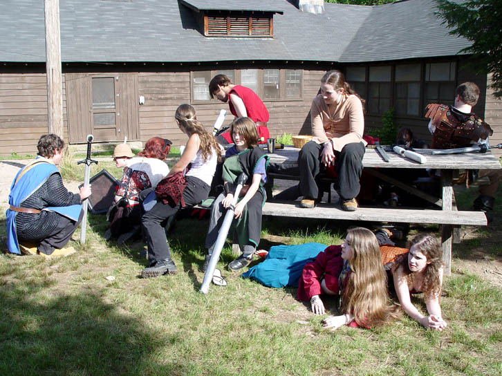 Loafing Outside the Inn